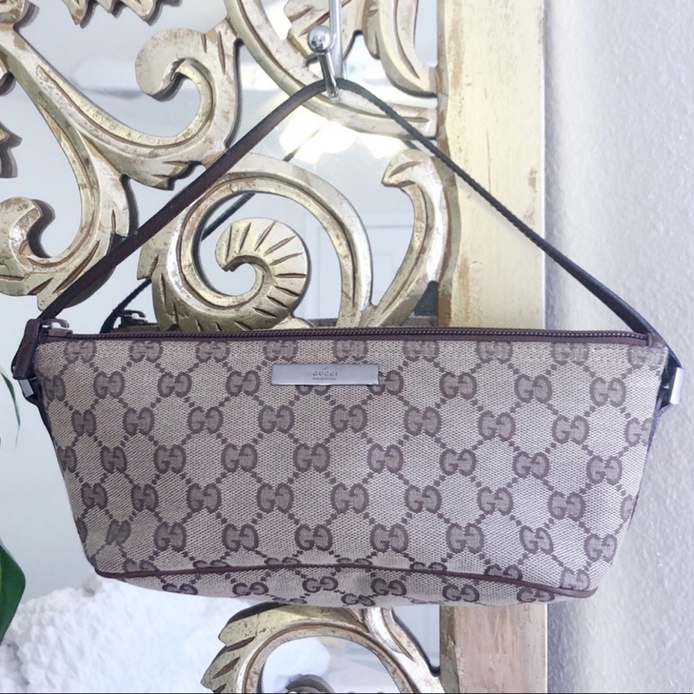 Gucci Vintage Monogram Pochette Bag
